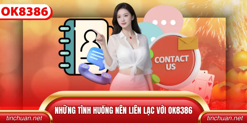 Những tình huống nên liên lạc với sân chơi